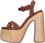 Casadei Sandalen Bruin Brown Dames - Thumbnail 2