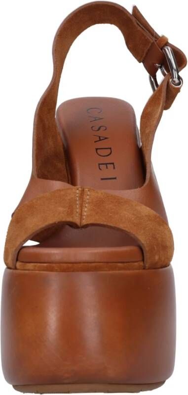 Casadei Sandalen Bruin Brown Dames