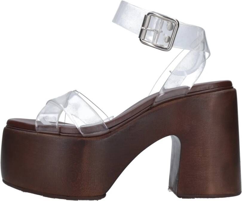 Casadei Sandalen Bruin Brown Dames