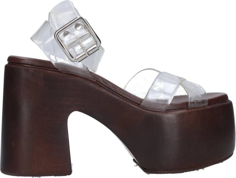 Casadei Sandalen Bruin Brown Dames