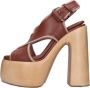 Casadei Sandalen Bruin Brown Dames - Thumbnail 2