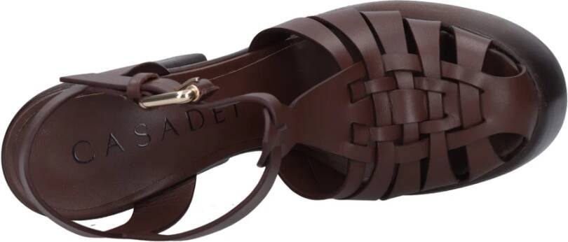 Casadei Sandalen Bruin Brown Dames