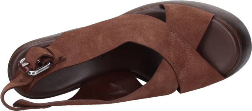 Casadei Sandalen Bruin Brown Dames