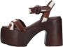 Casadei Sandalen Bruin Brown Dames - Thumbnail 2