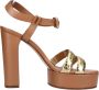 Casadei Sandalen Bruin Brown Dames - Thumbnail 3