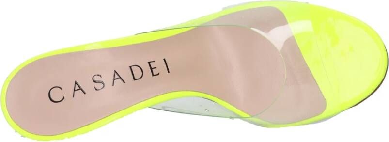 Casadei Sandalen Geel Yellow Dames