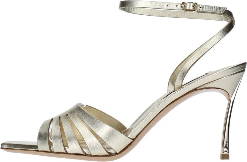 Casadei Sandalen Goud Yellow Dames