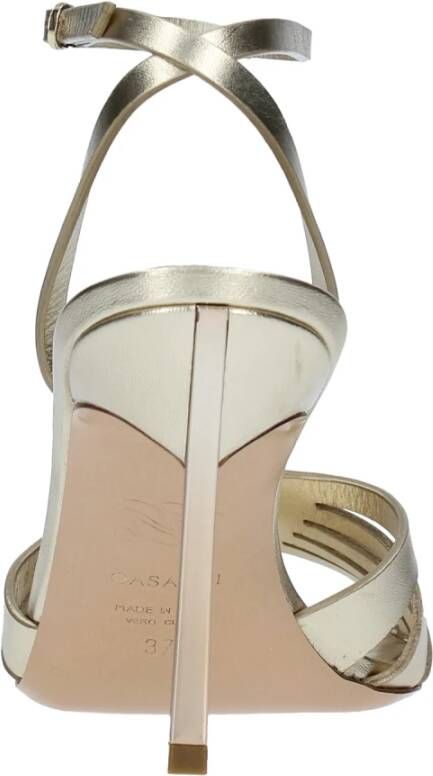 Casadei Sandalen Goud Yellow Dames