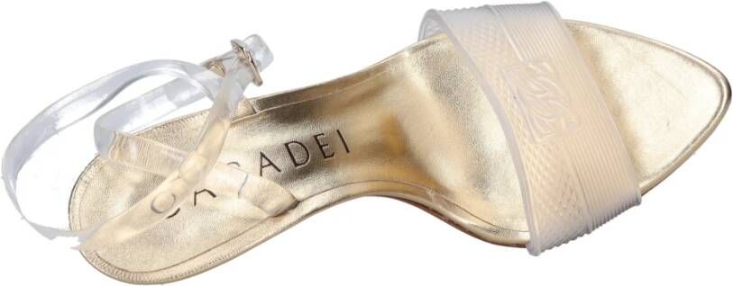 Casadei Sandalen Goud Yellow Dames