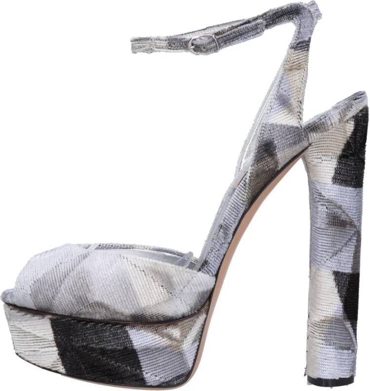 Casadei Sandalen Grijs Gray Dames