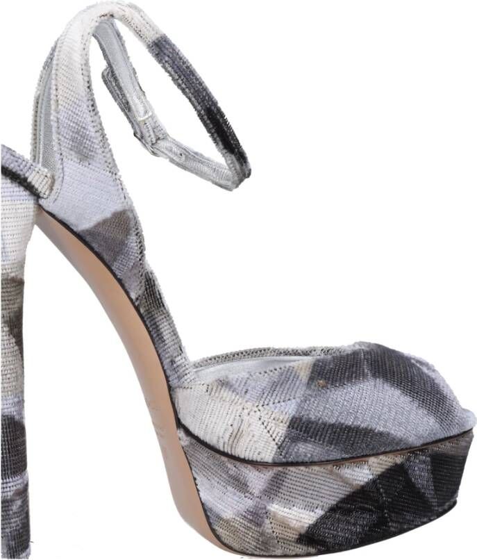 Casadei Sandalen Grijs Gray Dames