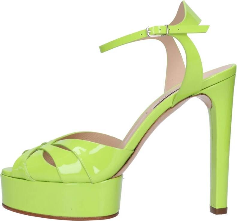 Casadei Sandalen Groen Green Dames