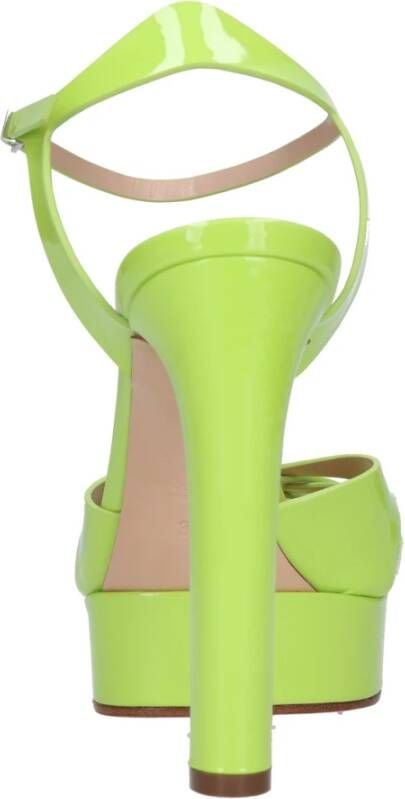 Casadei Sandalen Groen Green Dames