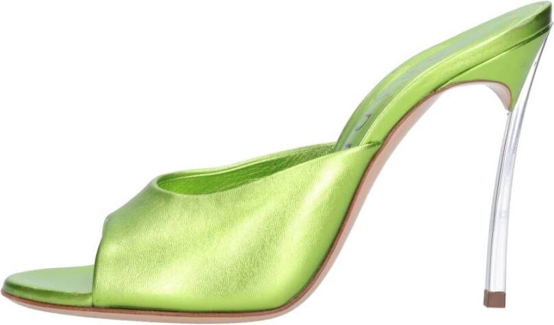 Casadei Sandalen Groen Green Dames