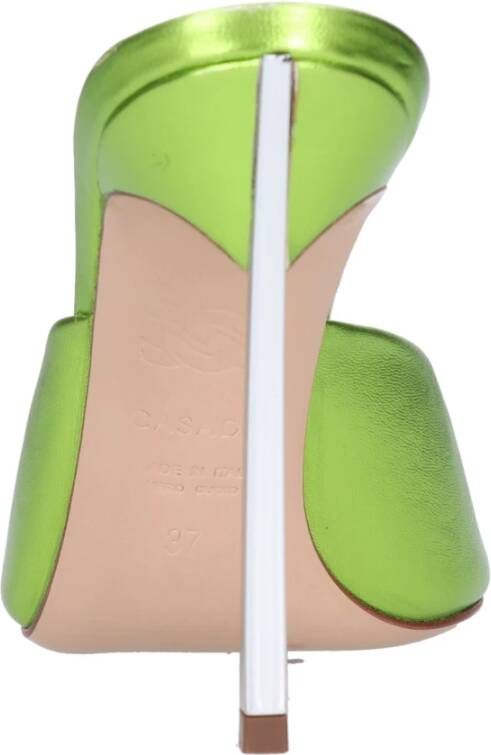 Casadei Sandalen Groen Green Dames