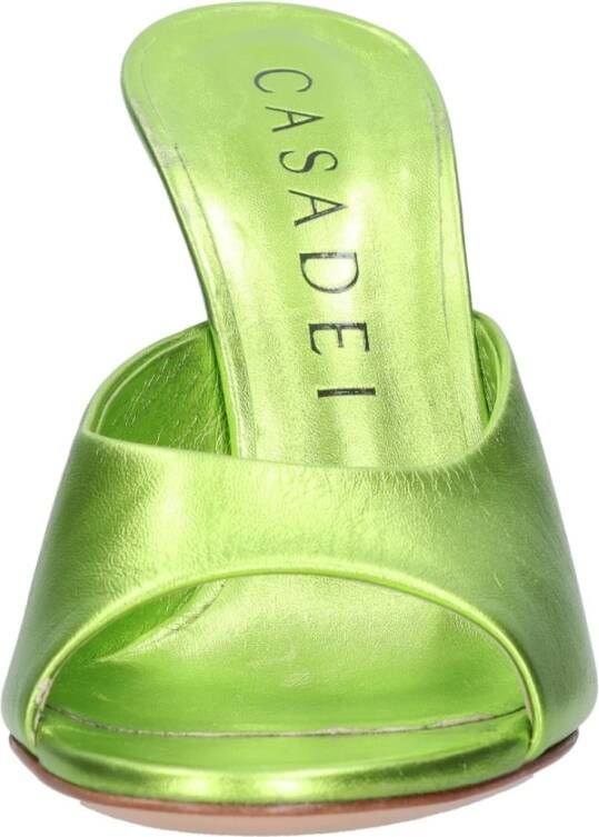 Casadei Sandalen Groen Green Dames