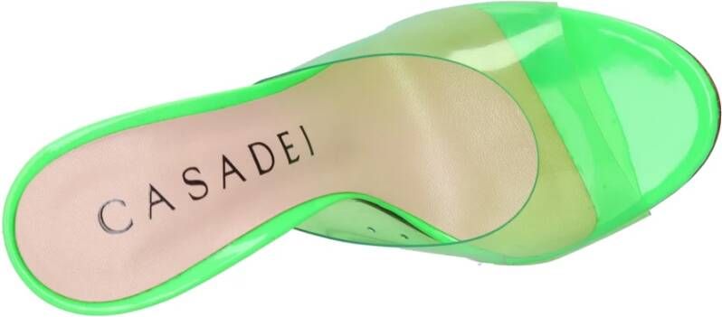 Casadei Sandalen Groen Green Dames