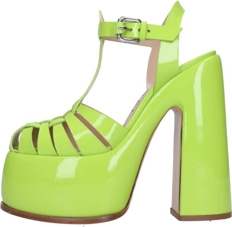 Casadei Sandalen Groen Green Dames