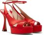 Casadei Sandalen met hoge hakken en platform Red Dames - Thumbnail 8