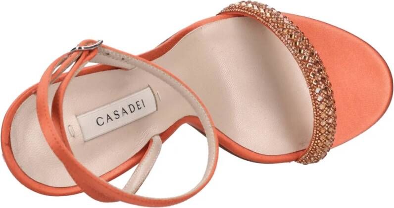 Casadei Sandalen Oranje Orange Dames