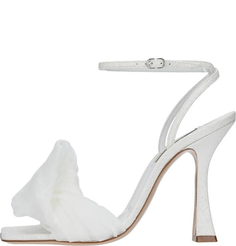 Casadei Sandalen Wit White Dames