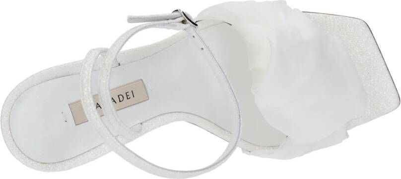 Casadei Sandalen Wit White Dames