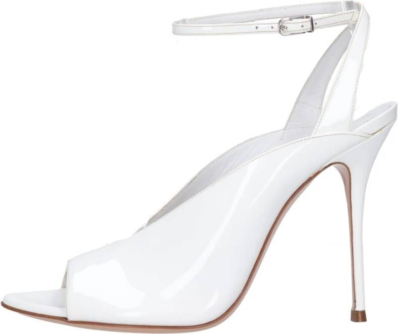 Casadei Sandalen Wit White Dames