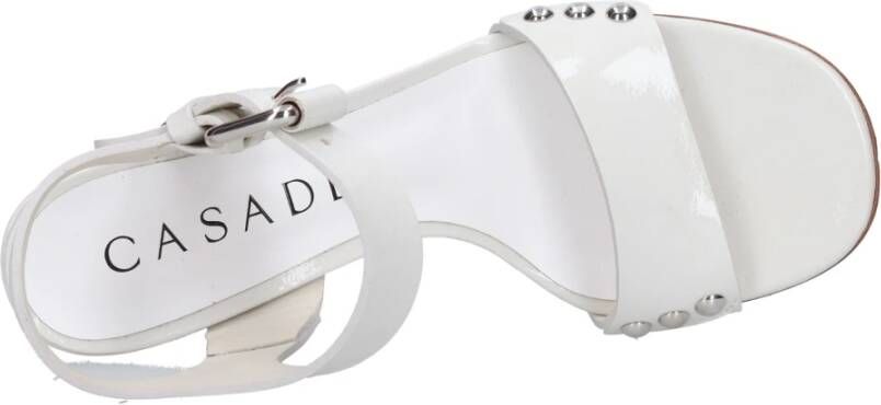 Casadei Sandalen Wit White Dames