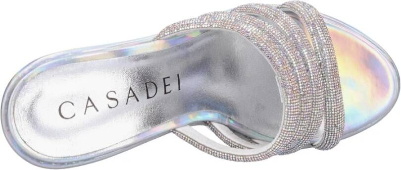 Casadei Sandalen Zilver Gray Dames