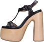 Casadei Sandalen Zwart Black Dames - Thumbnail 2