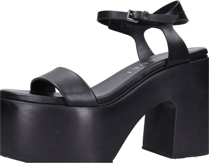 Casadei Sandalen Zwart Black Dames