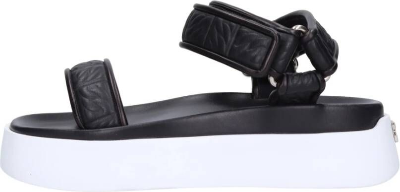 Casadei Sandalen Zwart Black Dames