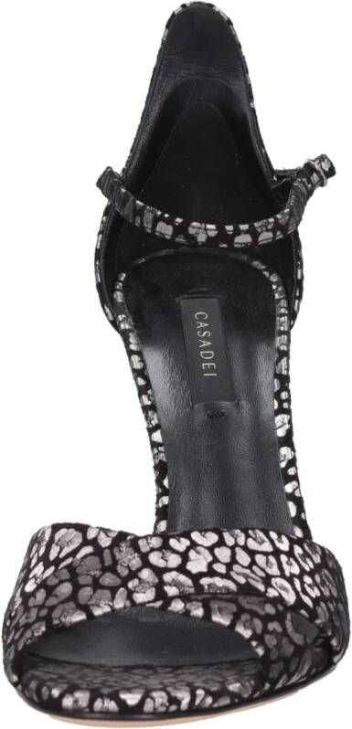 Casadei Sandalen Zwart Black Dames