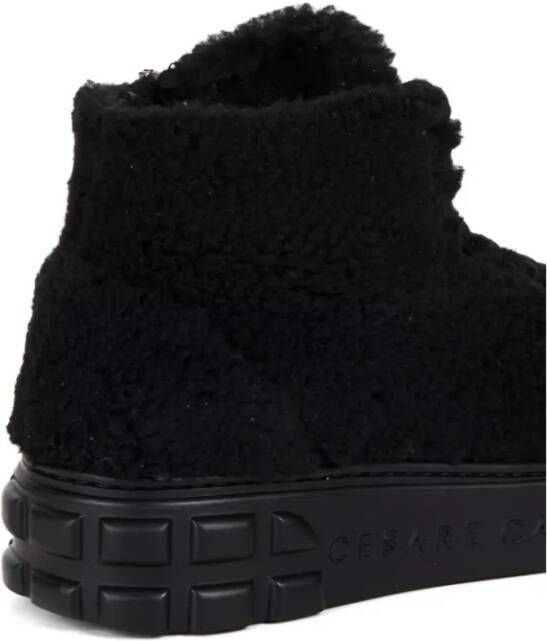 Casadei Sneakers met nepbont Black Dames