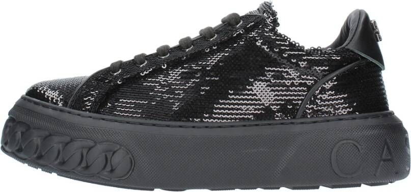 Casadei Sneakers Zwart Black Dames