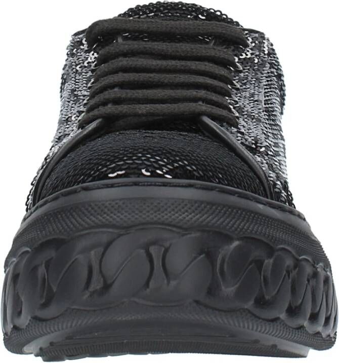 Casadei Sneakers Zwart Black Dames