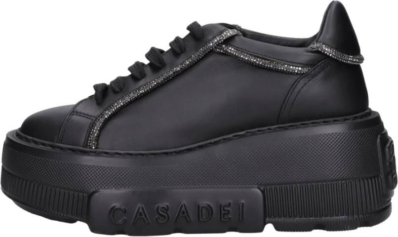 Casadei Sneakers Zwart Black Dames