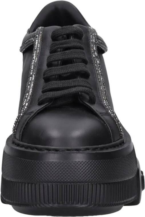 Casadei Sneakers Zwart Black Dames