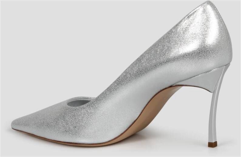 Casadei Stalen Blade Wonder Pumps Gray Dames