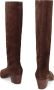 Casadei Suede Kniehoge Laarzen Brown Dames - Thumbnail 4