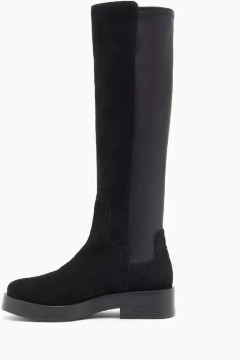 Casadei Suède Laarzen Black Dames