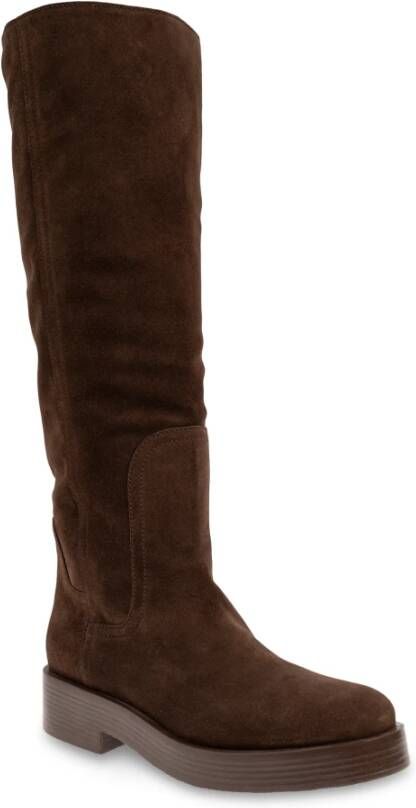 Casadei Suède laarzen Brown Dames