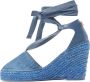 Casadei Wedges Blue Dames - Thumbnail 3