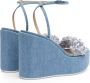 Casadei Wedges Blue Dames - Thumbnail 4