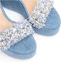 Casadei Wedges Blue Dames - Thumbnail 5