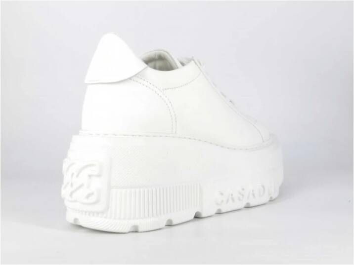 Casadei Witte Leren Nexus Sneakers White Dames