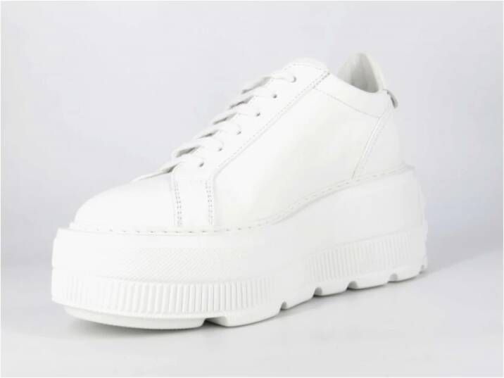 Casadei Witte Leren Nexus Sneakers White Dames