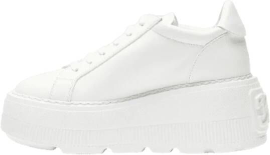 Casadei Witte Salento Sneaker met C-Chain Logo White Dames