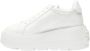 Casadei Witte Salento Sneaker met C-Chain Logo White Dames - Thumbnail 3