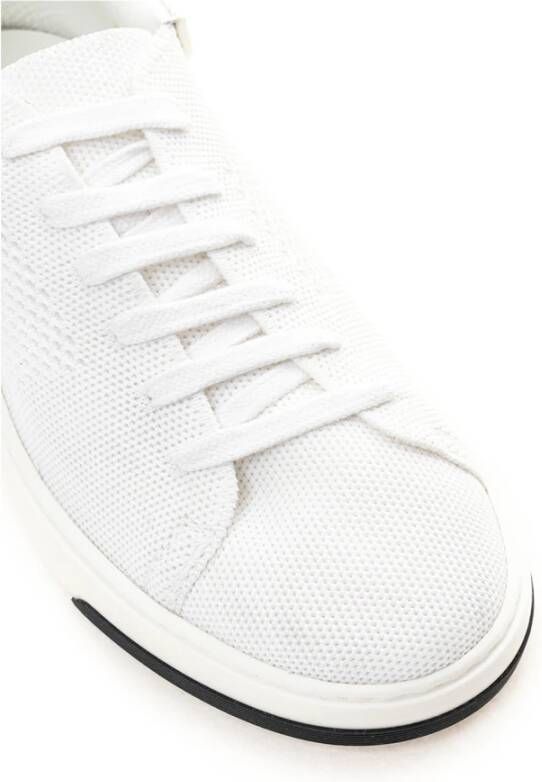 Casadei Witte Stoffen Sneaker White Dames